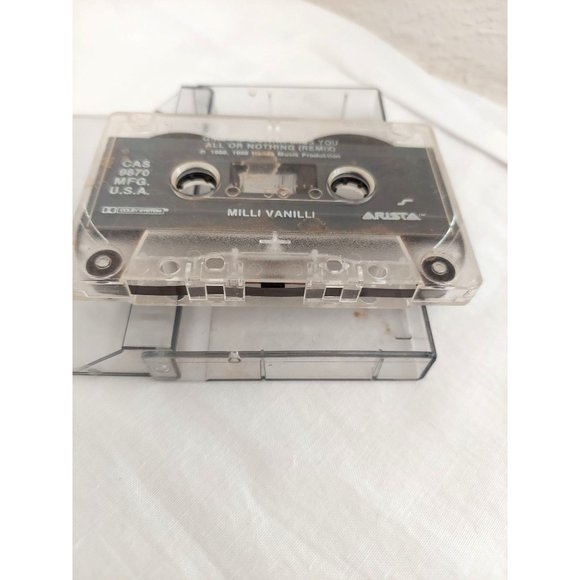 Milli Vanilli Girl You Know It's True/All Or Nothing (Remix)1988 Cassette Single - Picture 5 of 5